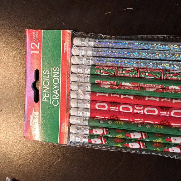 3 packs of 12 case Holiday Pencils Variety - Picture 3 of 8